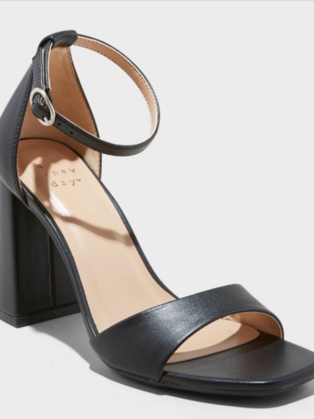 Women's Shelly Heels with Memory Foam Insole -Ae612  a New Day™ Black